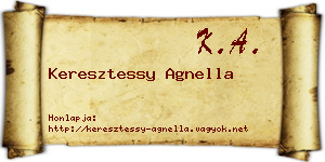 Keresztessy Agnella névjegykártya